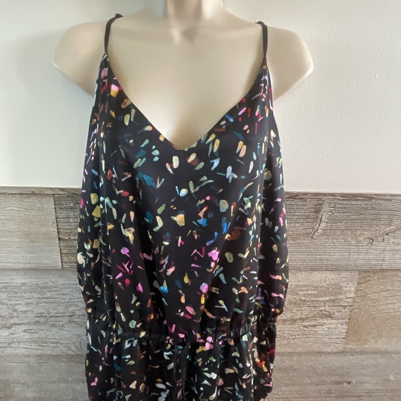 DKNY Women's Printed Drawstring waist Jumpsuit - Picture 3 of 10